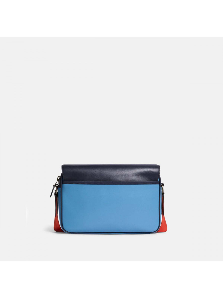 Сумка Coach Track Crossbody In Colorblock (Midnight/Pacific Multi)