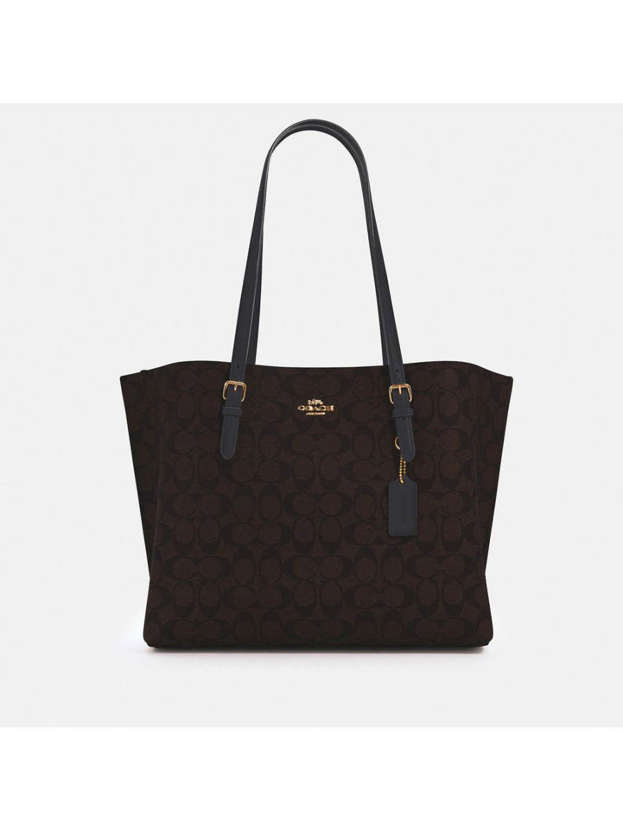 Сумка Coach Mollie Tote In Signature Canvas (Im/Brown Black) Coach