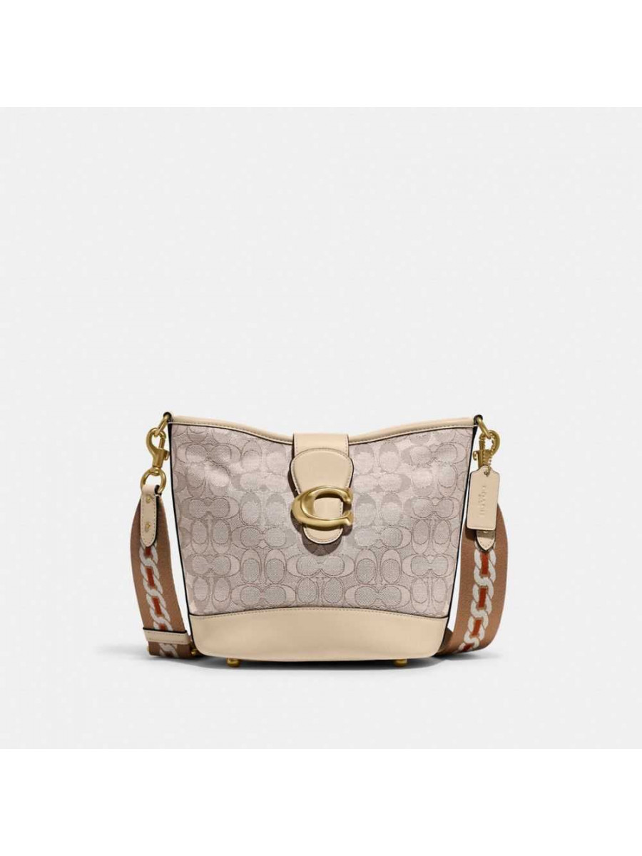 Сумка Coach Tali Bucket Bag In Signature (B4/Stone Ivory) Coach