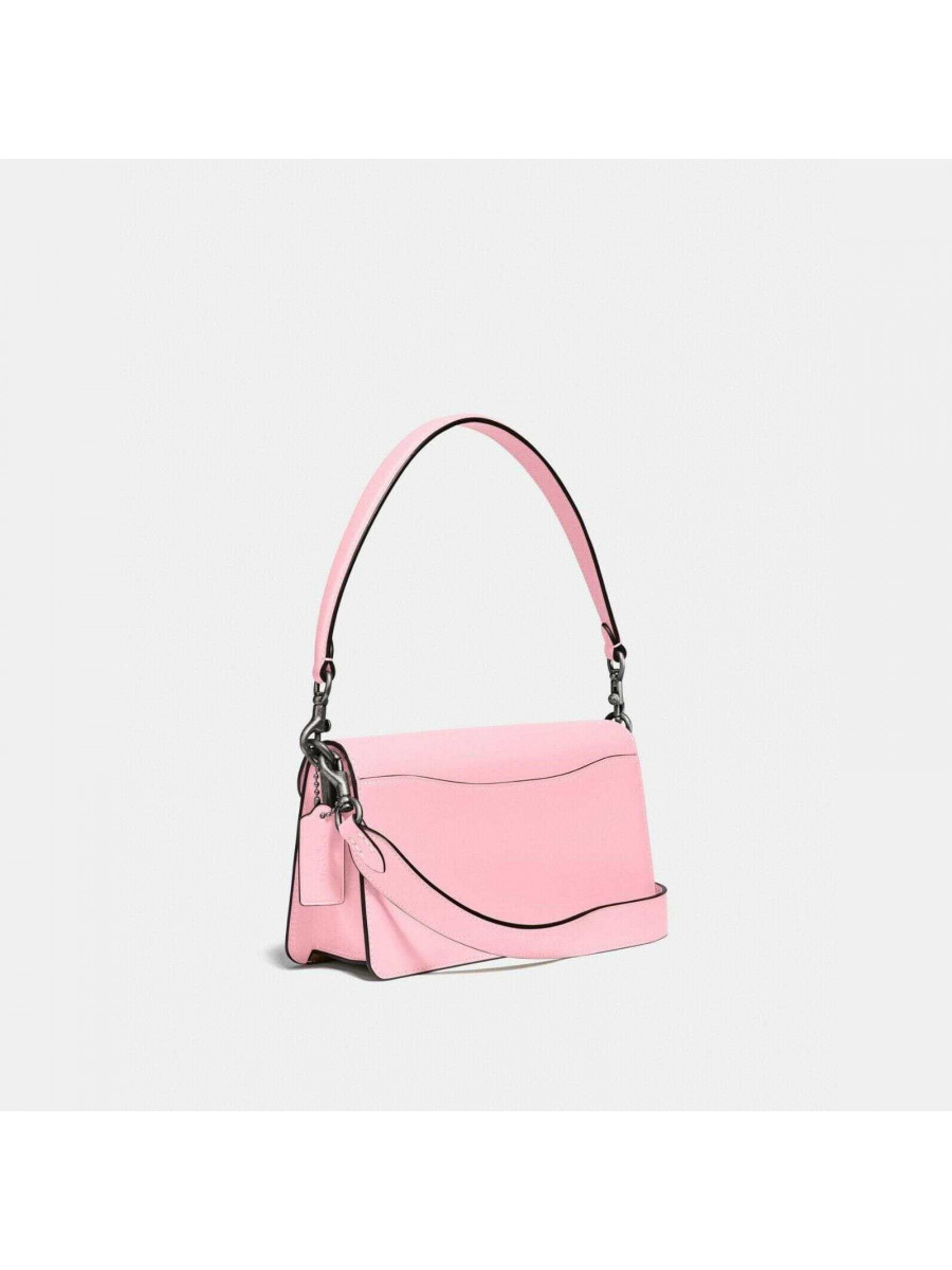 Сумка Coach Tabby Shoulder Bag 26 With Signature Canvas (Pewter/Tan Powder Pink)(Серебро)