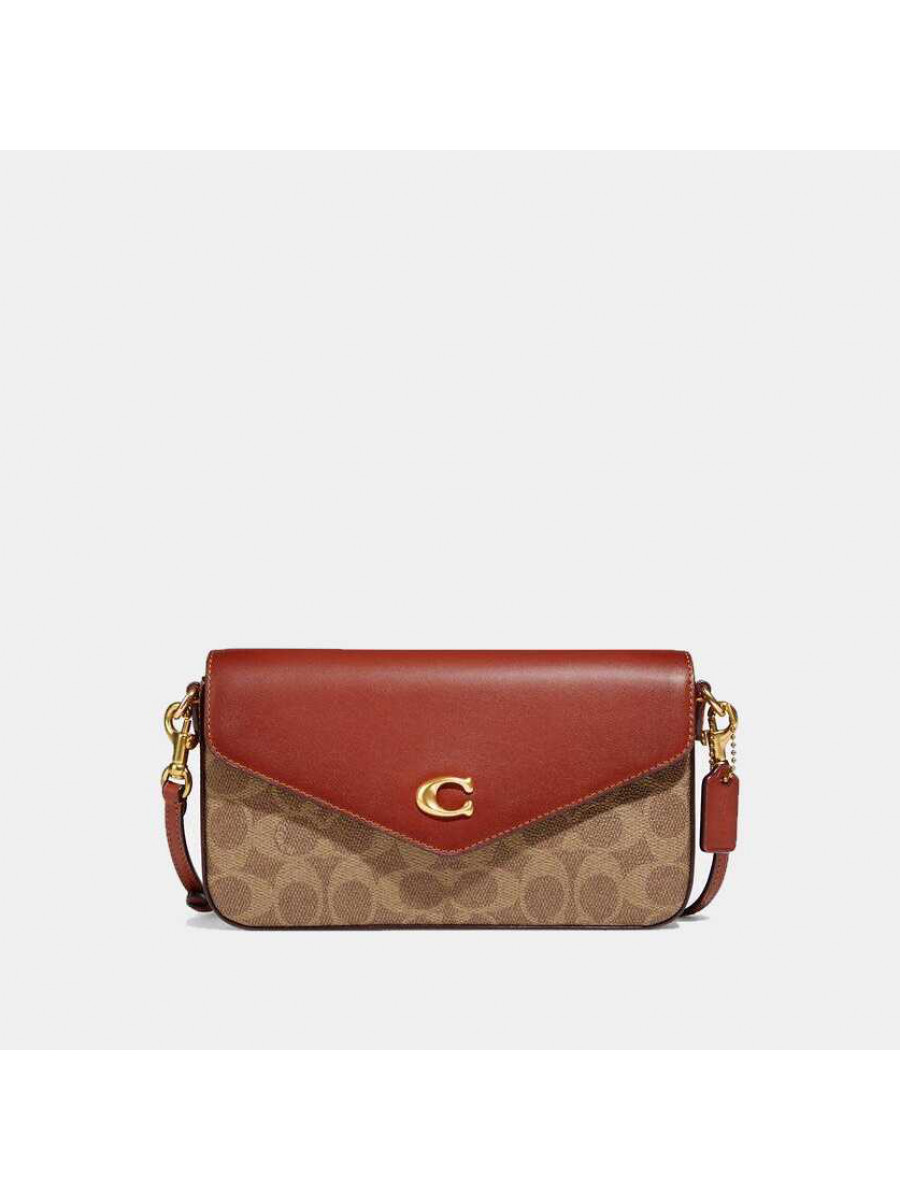 Сумка Coach Wyn Crossbody In Signature Canvas (B4/Tan Rust) Coach