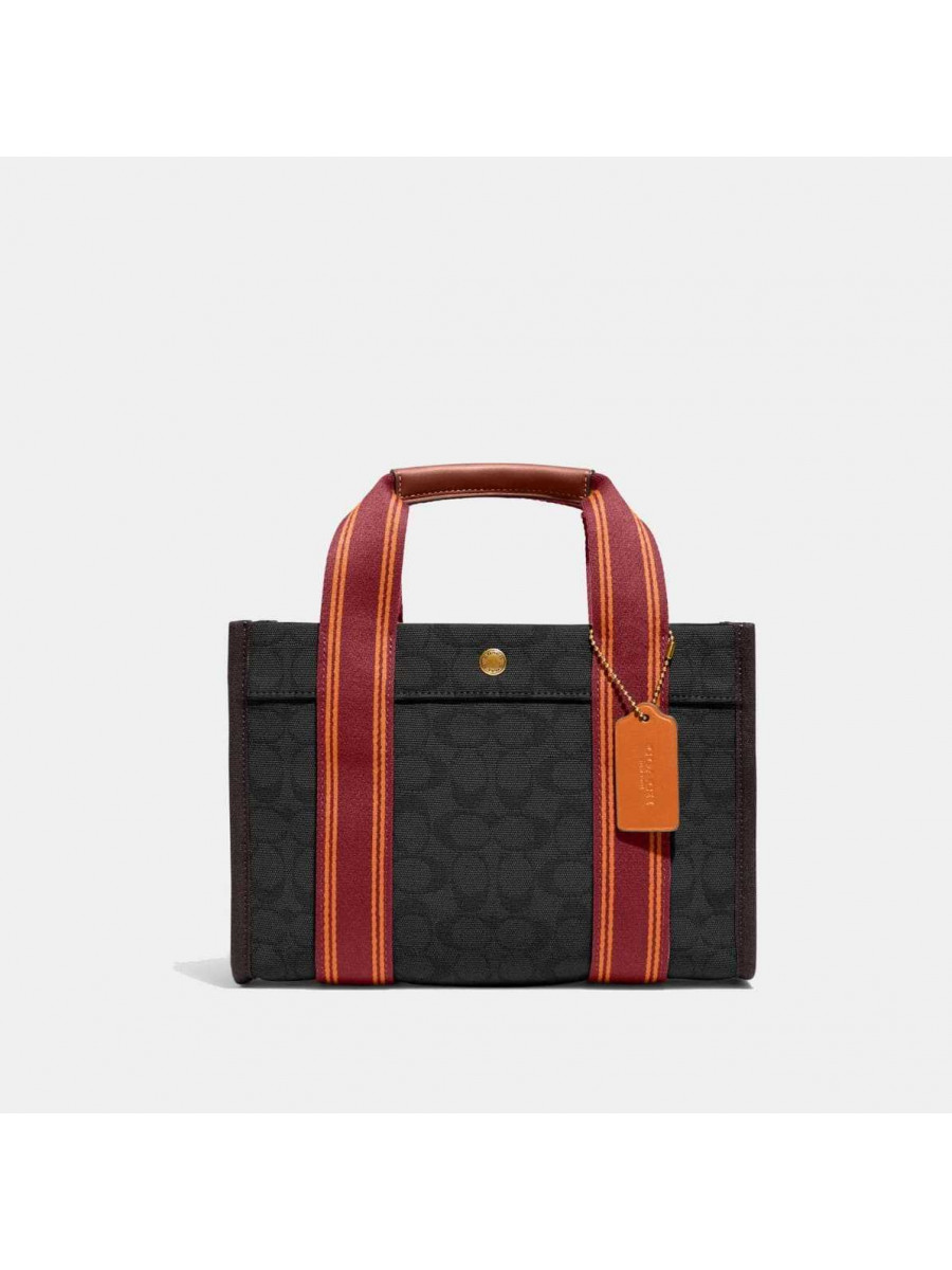 Сумка Coach Spin Tote 27 In Signature Jacquard (B4/Black Multi) Coach