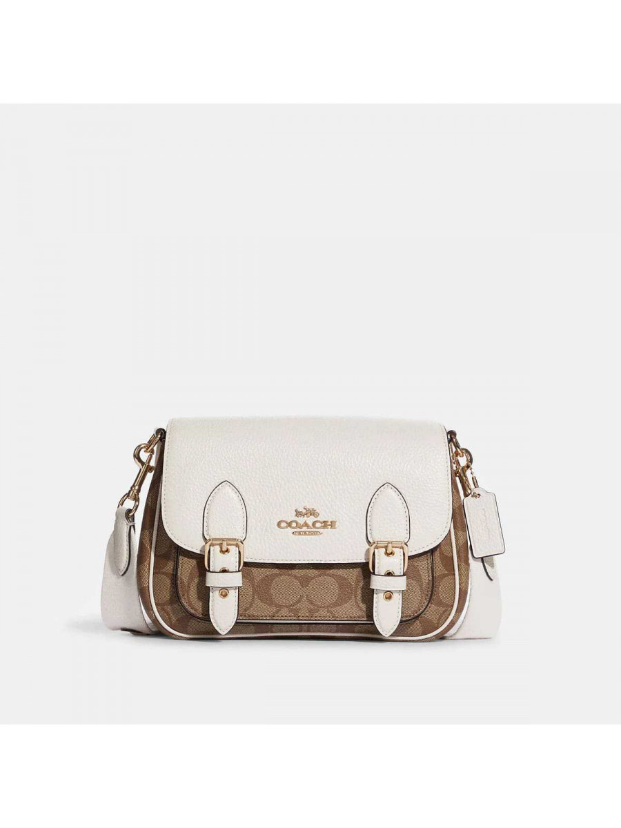 Сумка Coach Lucy Crossbody In Signature Canvas (Im/Light Khaki Chalk) Coach