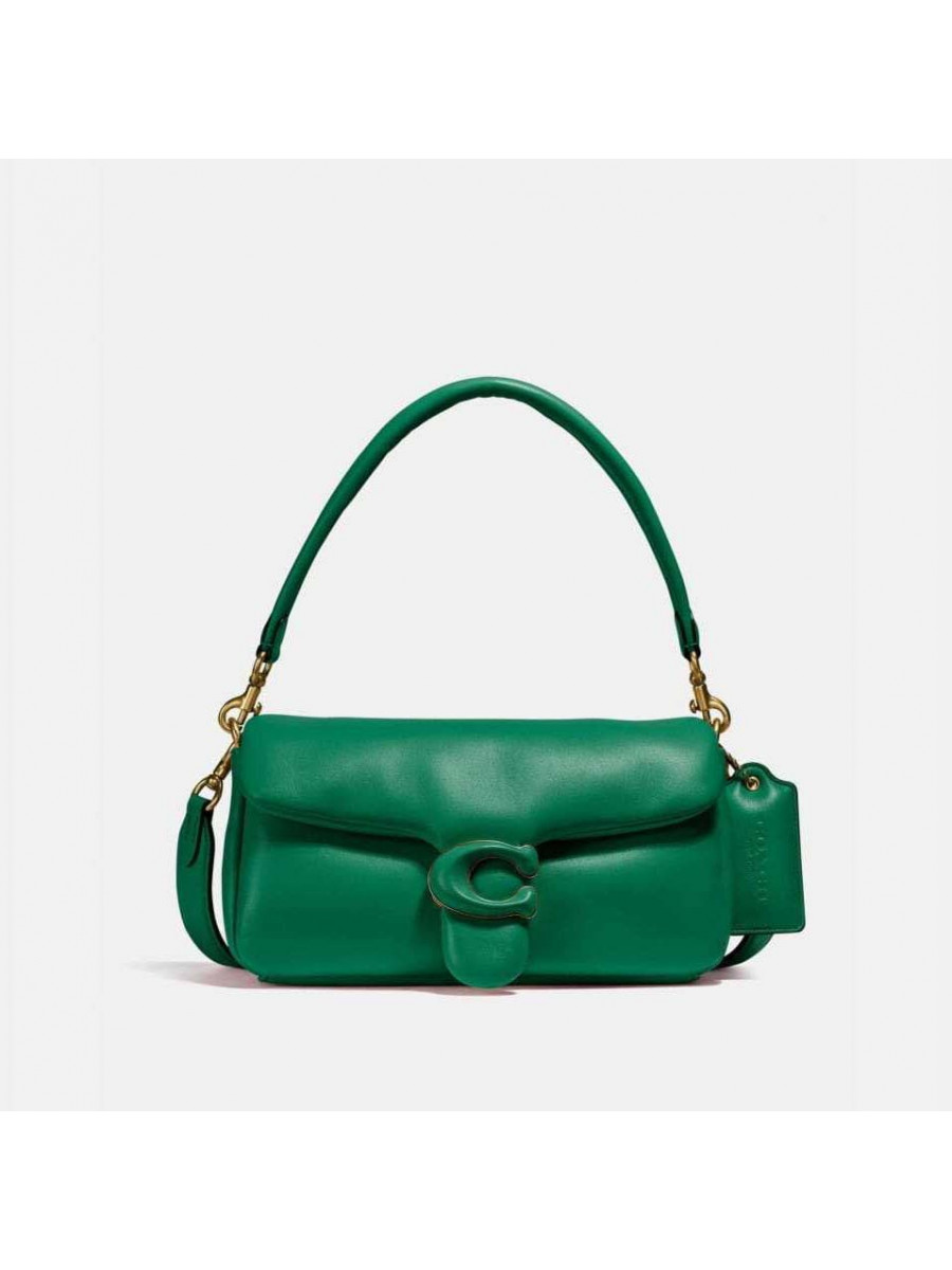 Сумка Coach Pillow Tabby Shoulder Bag 26 (Brass/Green) Coach