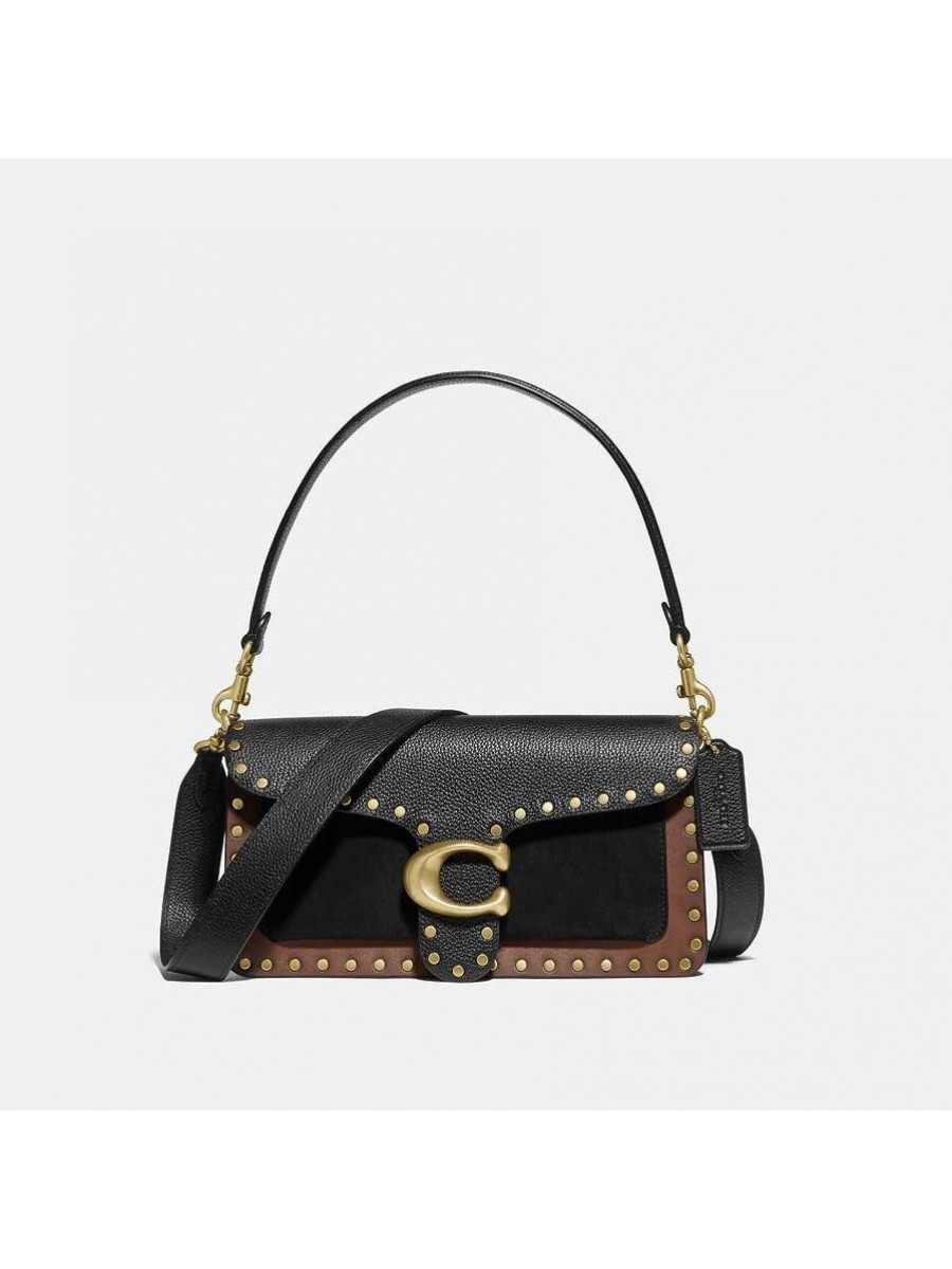 Сумка Coach Tabby Shoulder Bag 26 With Rivets (B4/Black Multi) Coach