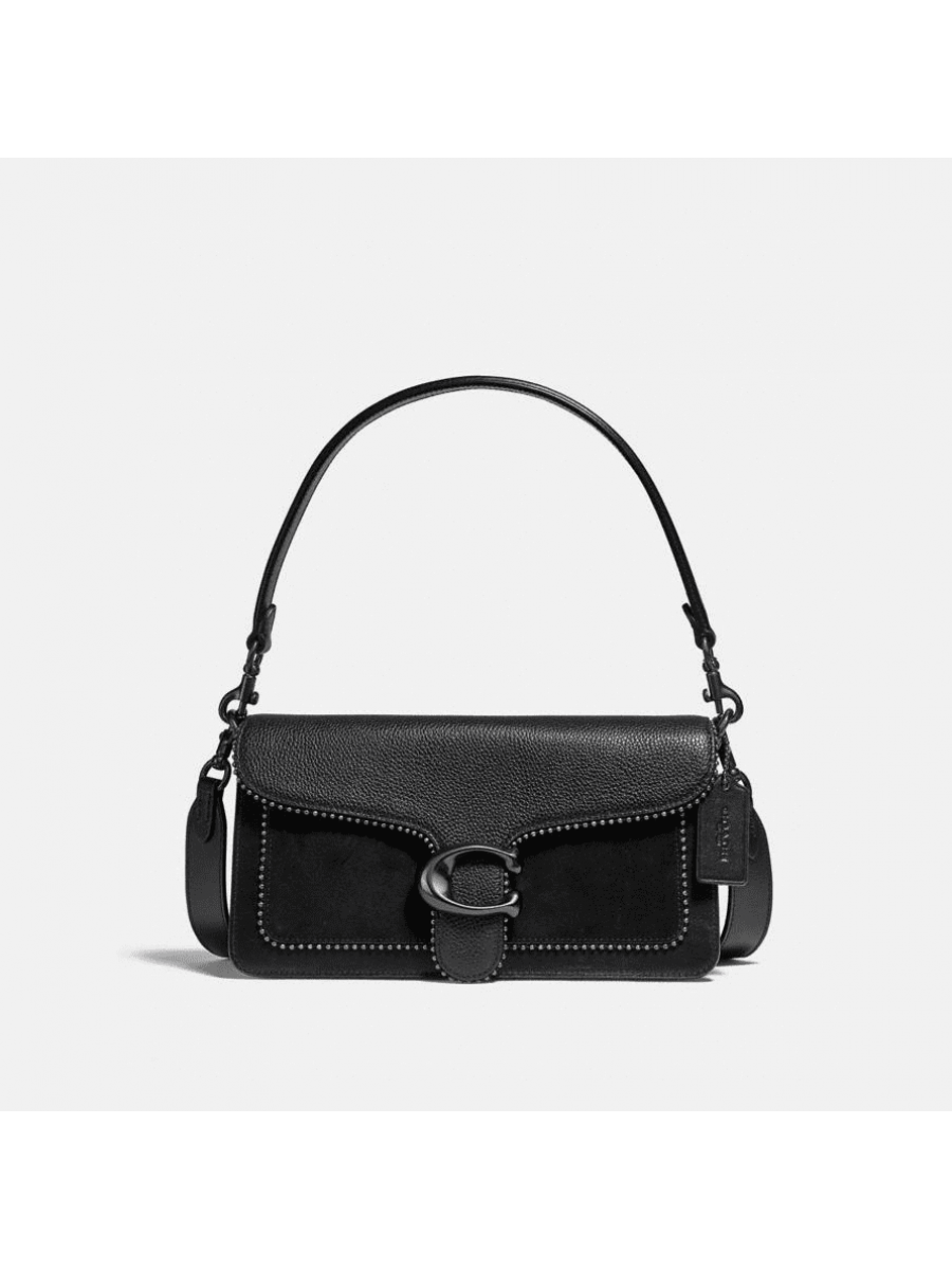 Сумка Coach Tabby Shoulder Bag 26 With Beadchain (Pewter/Black)(Чёрный) Coach