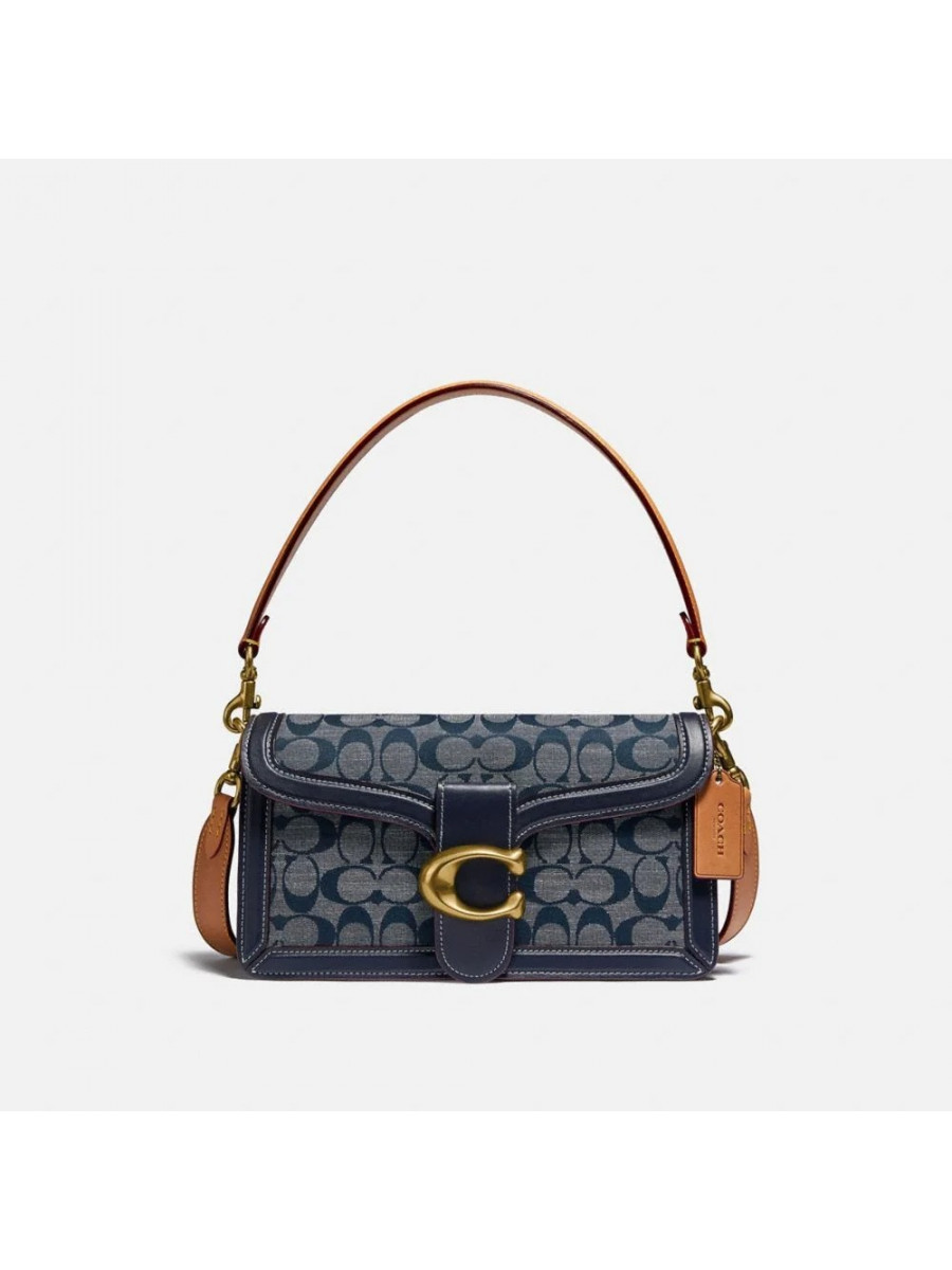 Сумка Coach Tabby Shoulder Bag 26 In Signature Chambray (B4/Chambray Midnight Navy Mlti) Coach