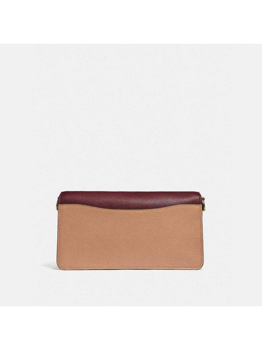 Сумка Coach Tabby Shoulder Bag in Colorblock (Vintage Mauve Multi/Brass)(Золото)