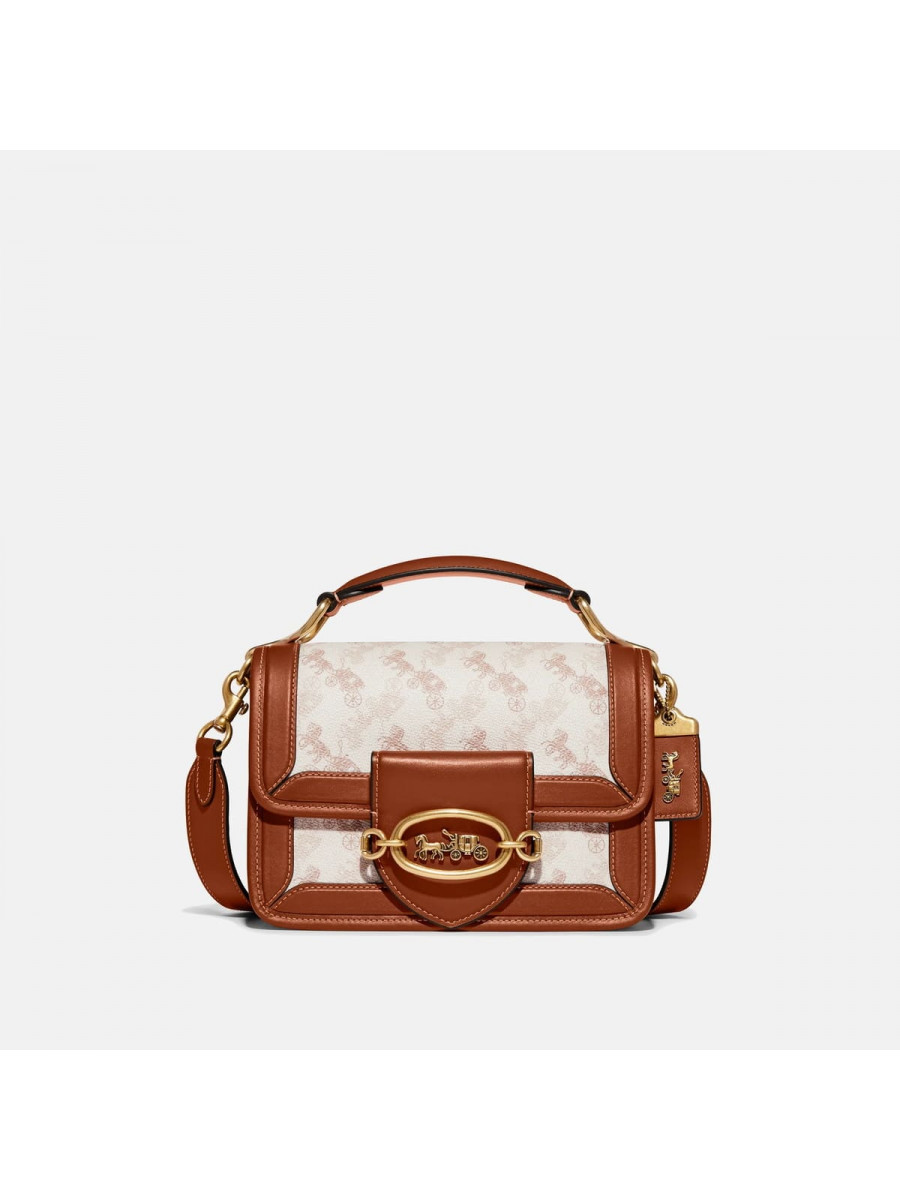 Сумка Coach Hero Shoulder Bag (Chalk Burnished Amber) Coach