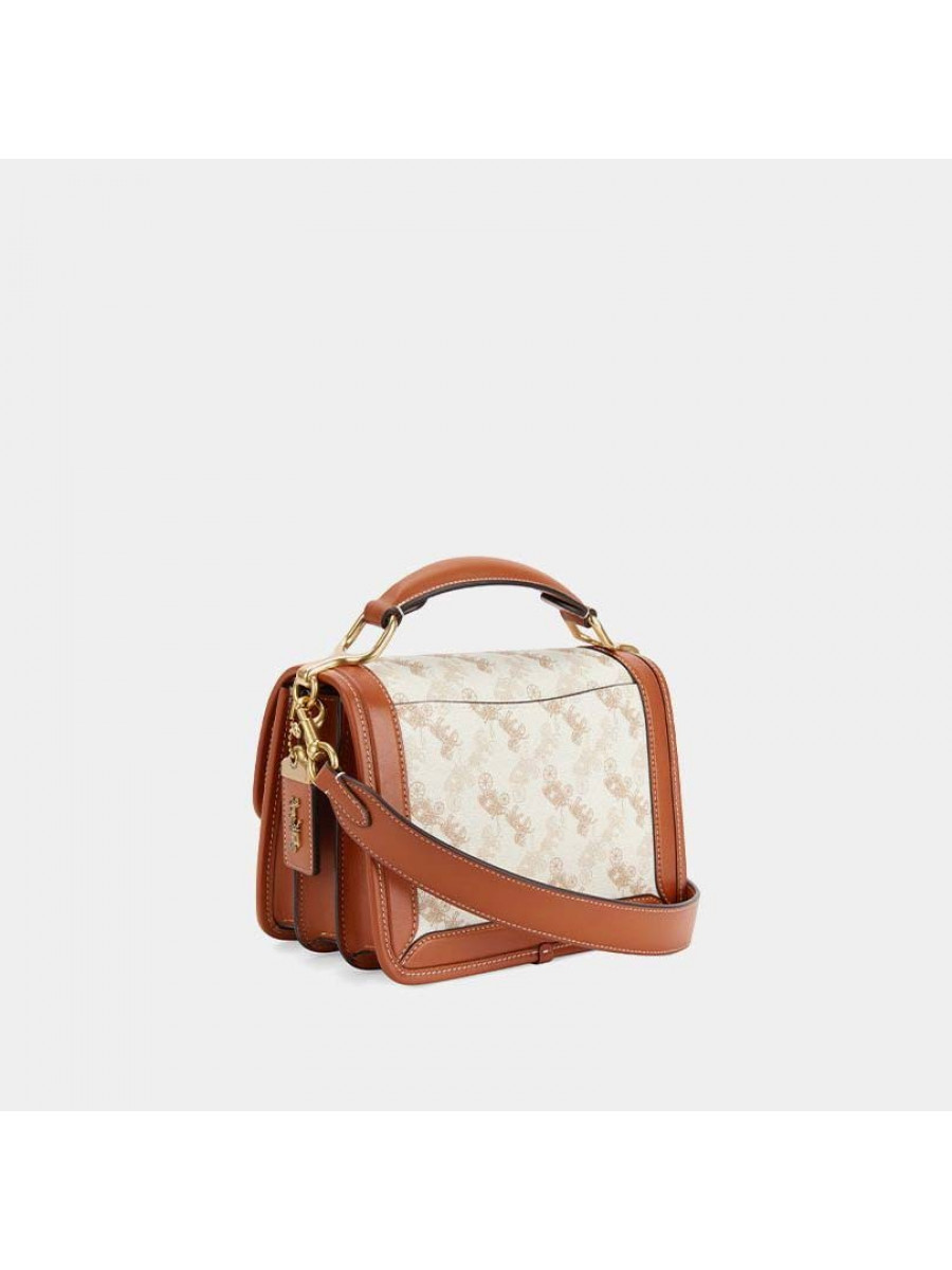 Сумка Coach Hero Shoulder Bag (Chalk Burnished Amber)