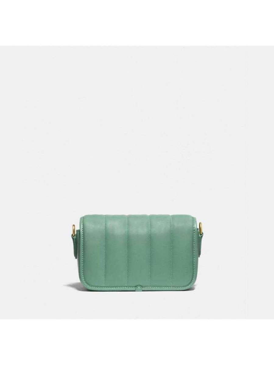 Сумка Coach Dinky 18 With Quilting (Washed Green)