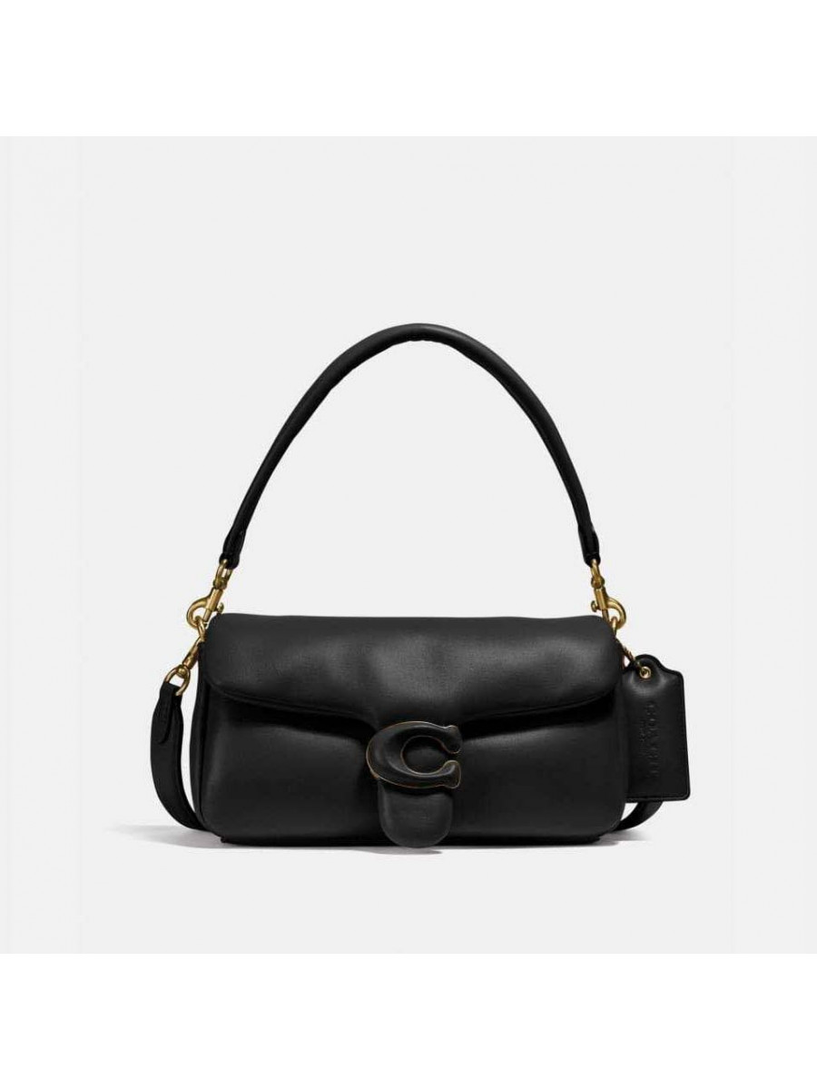 Сумка Coach Pillow Tabby Shoulder Bag 26 (Black/Brass) Coach