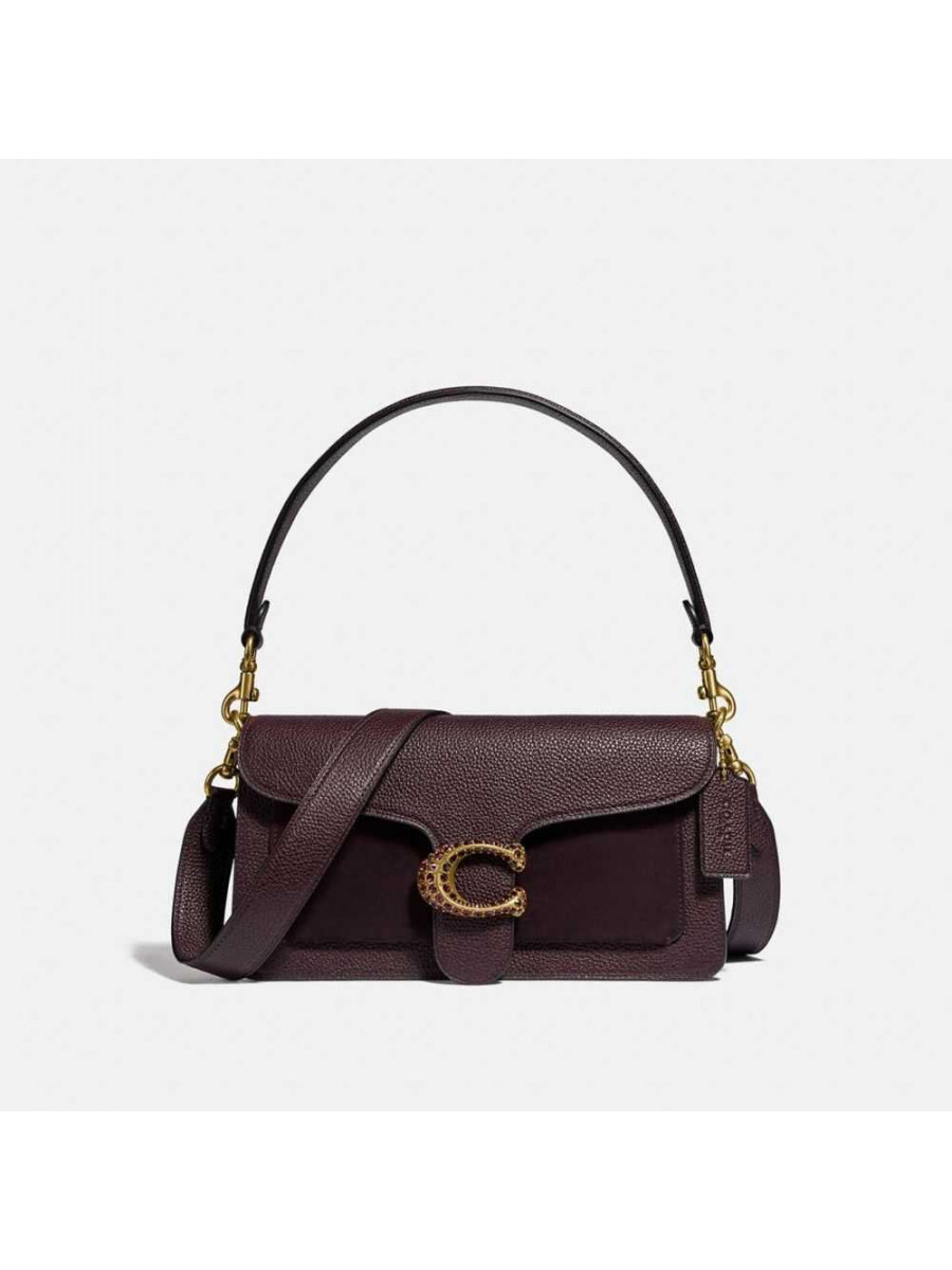 Сумка Coach Tabby Shoulder Bag 26 (Brass/Oxblood)(Золото) Coach