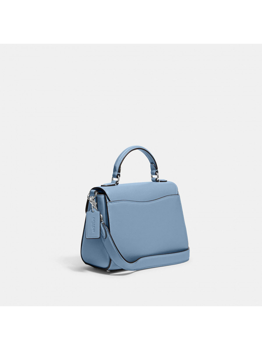 Сумка Coach Morgan Top Handle Satchel In Signature Chambray - Silver/Cornflower Multi