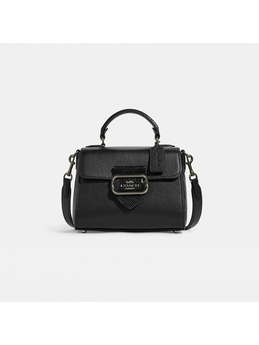 Сумка Coach Morgan Top Handle Satchel - Gunmetal/Black Multi Coach