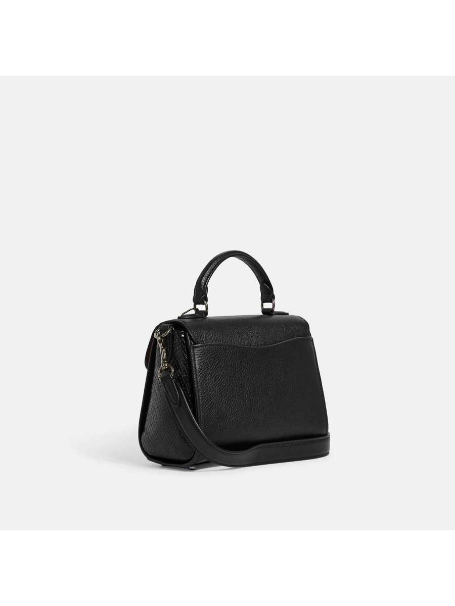 Сумка Coach Morgan Top Handle Satchel - Gunmetal/Black Multi