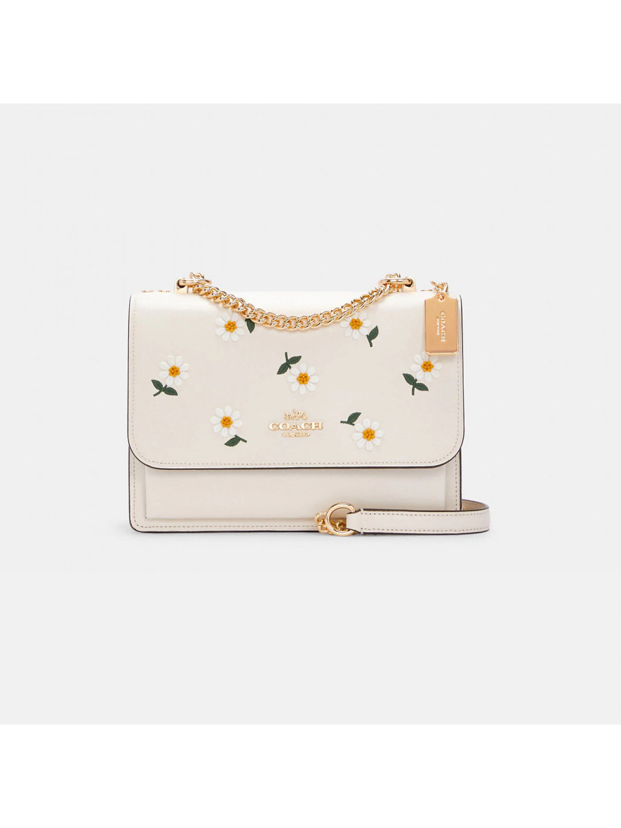 Сумка Coach Klare Crossbody With Daisy Embroidery - Gold/Chalk Multi Coach