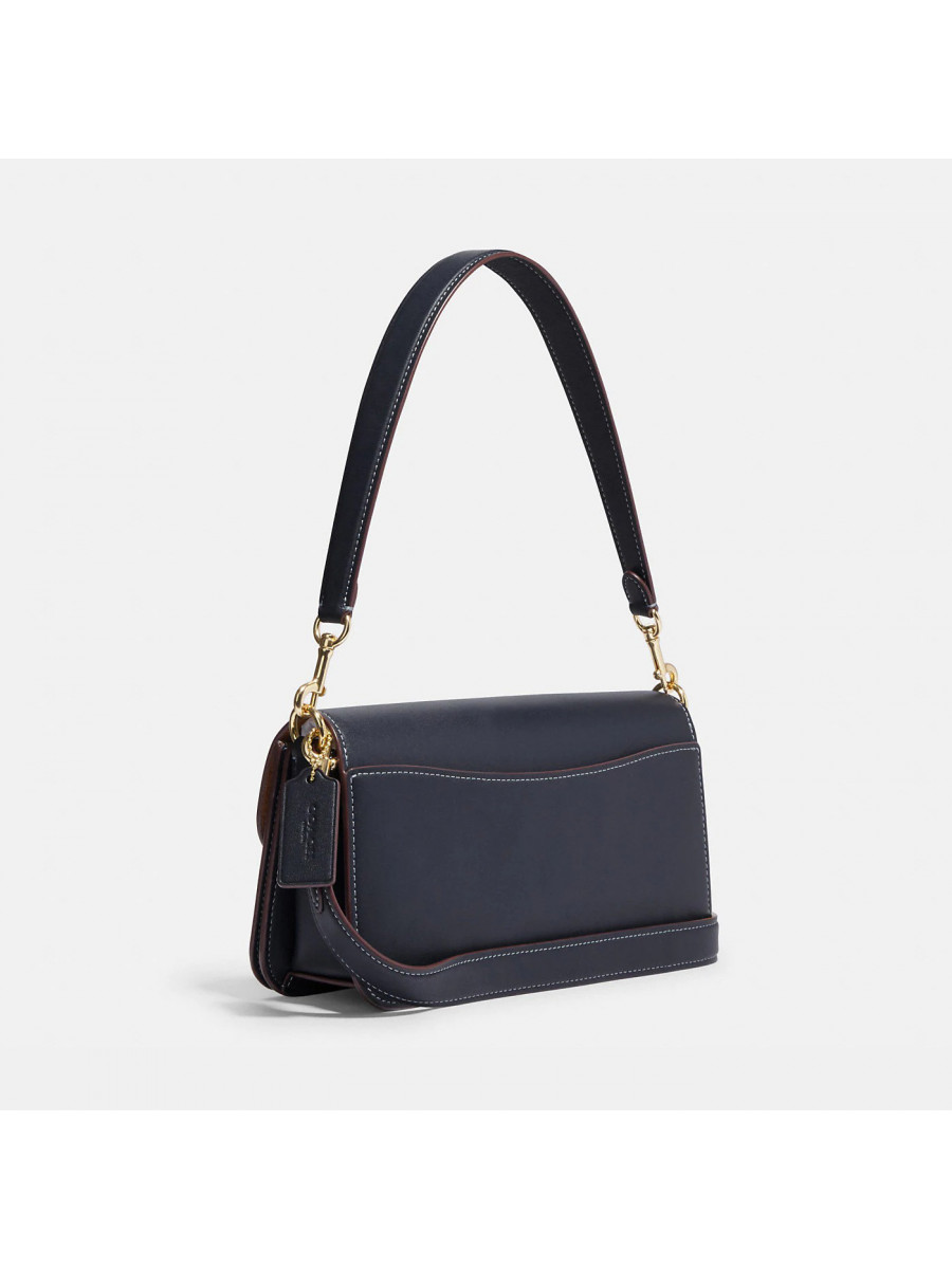 Сумка Coach Morgan Shoulder Bag In Signature Chambray - Gold/Denim Multi