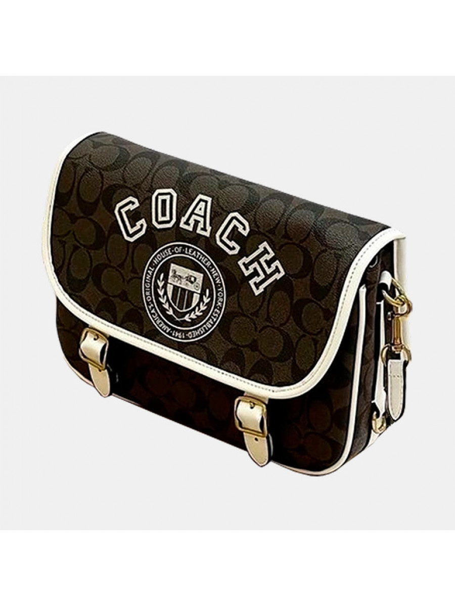 Сумка Coach Jado In Signature Canvas - Brown/White