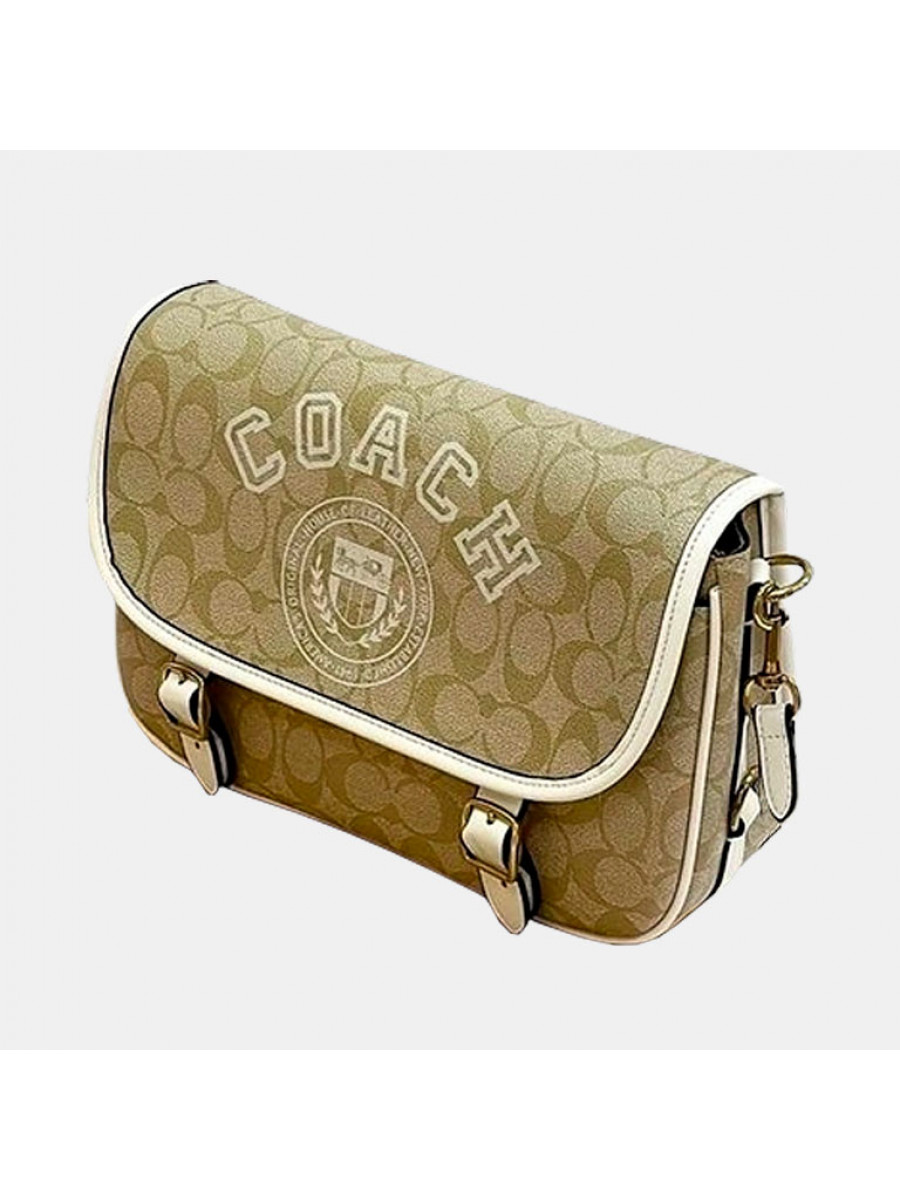 Сумка Coach Jado In Signature Canvas - Light Khaki Multi/White