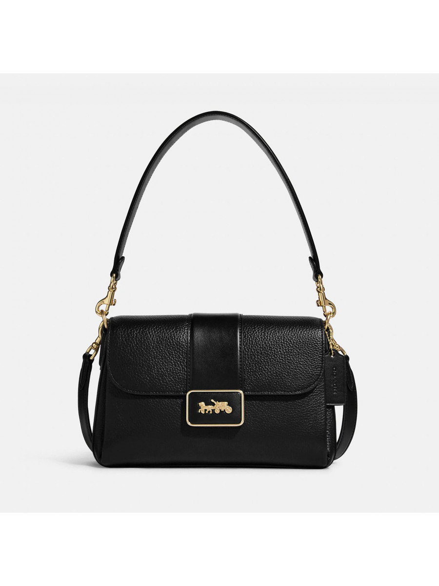 Сумка Coach Grace Shoulder Bag - Gold/Black Coach