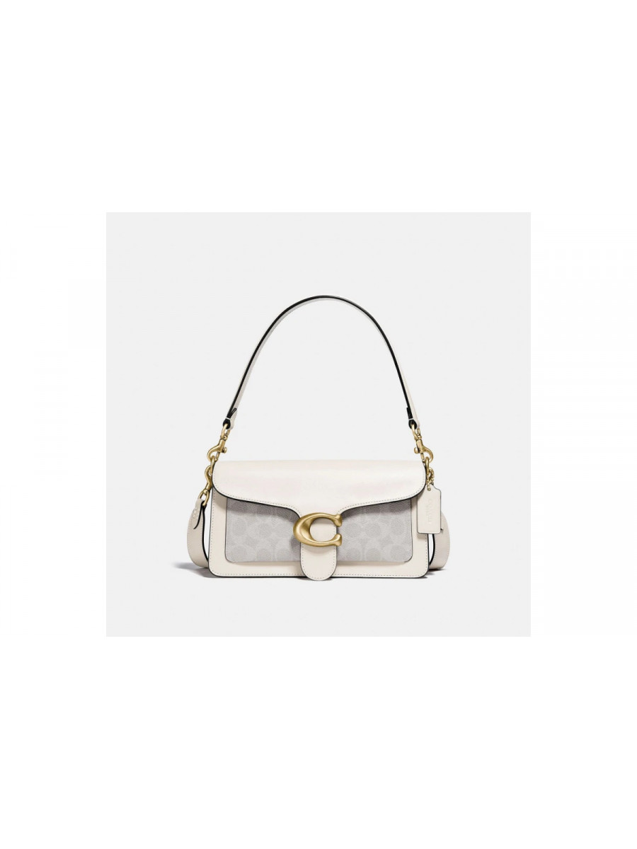 Сумка Coach Tabby Shoulder Bag 26 In Signature Canvas - Chalk Coach