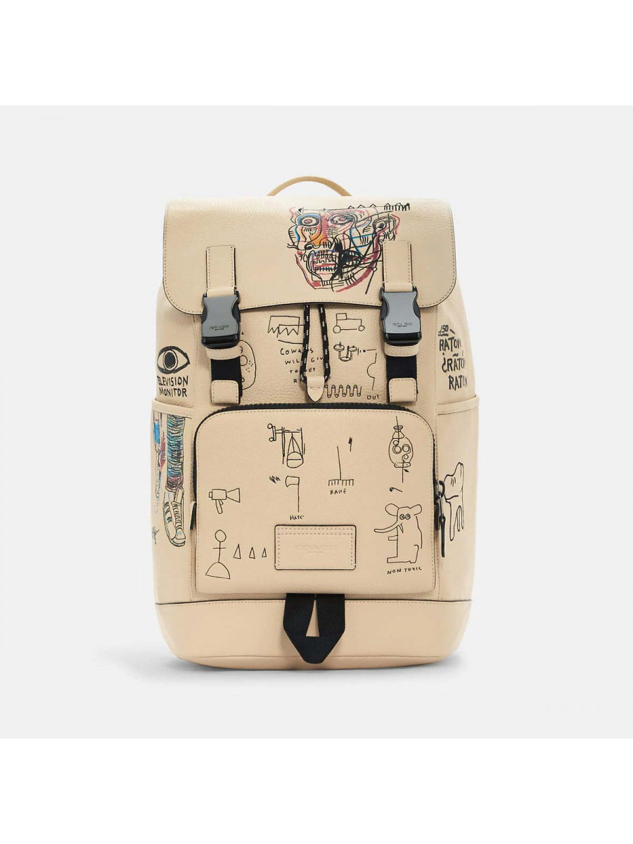 Рюкзак Coach Track Backpack (Ivory Multi)