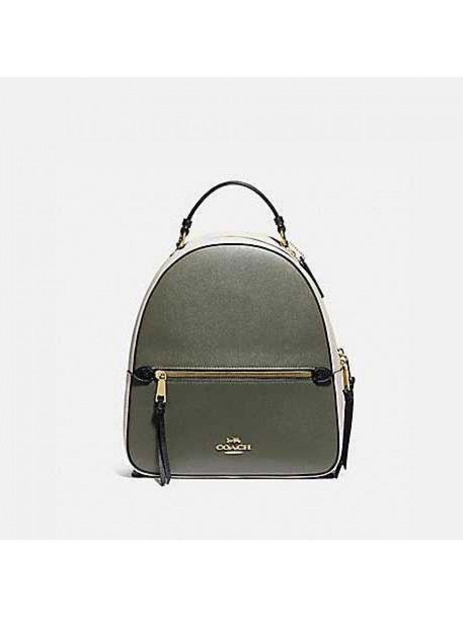 Рюкзак Coach Jordyn Backpack (Military Green/Chalk White) Coach