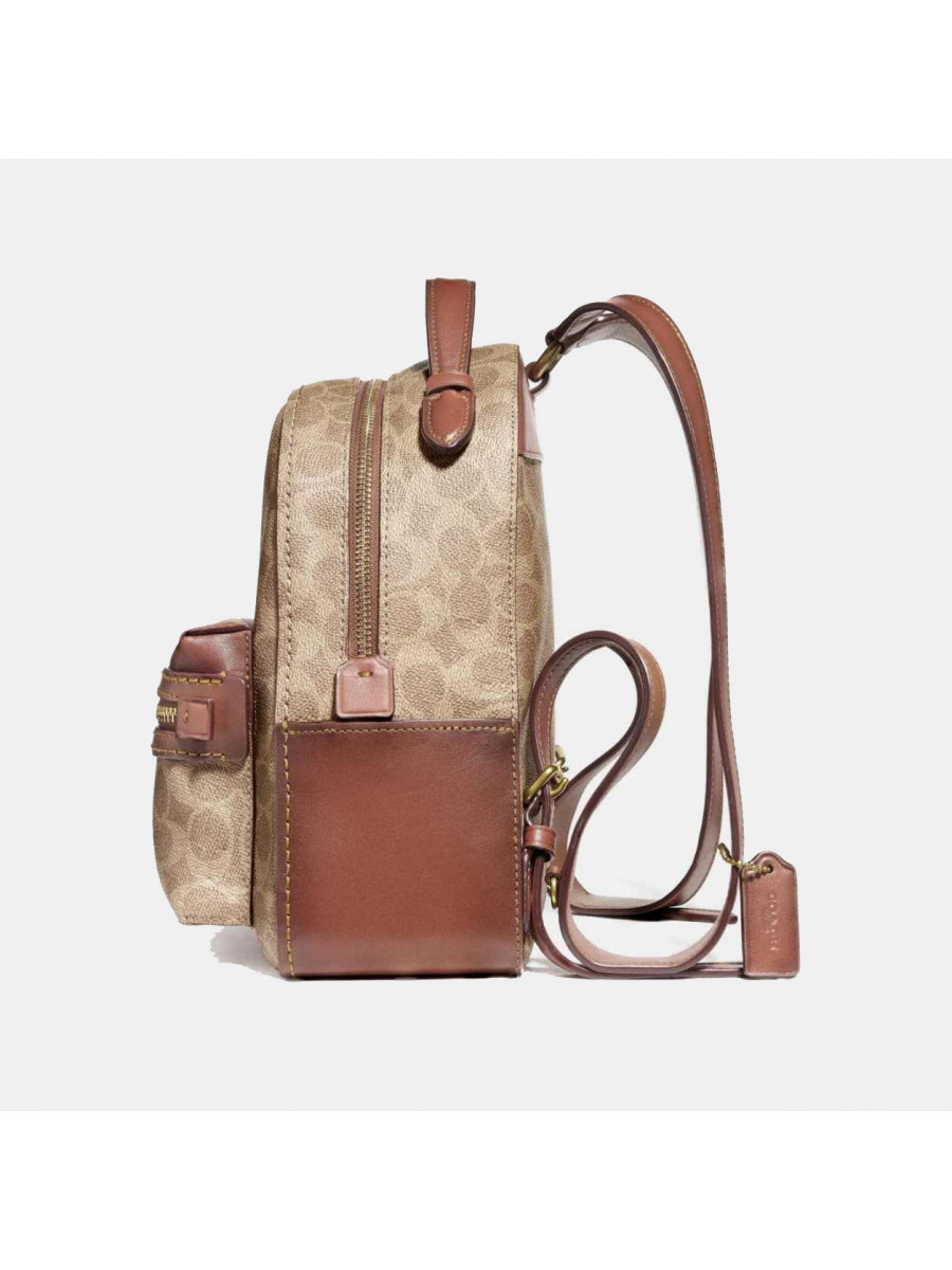 Рюкзак Coach Campus Backpack 23 In Signature Canvas (Tan Rust/Brass)