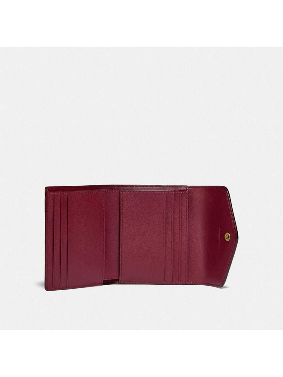 Кошелёк Coach Wyn Small Wallet In Signature Canvas (Brown/Tan)