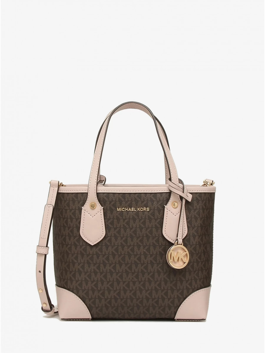 Сумка Michael Kors Eva 30F9GV0T1B BRN / SFTPINK Small Michael Kors