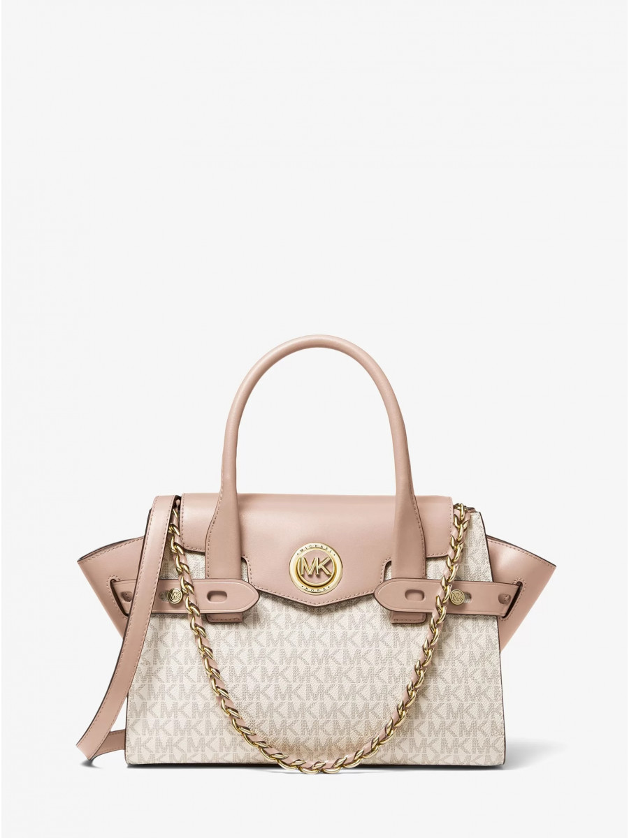 Сумка Michael Kors Carmen 30S0GNMS1B VANILLA / SOFT PINK Small Michael Kors