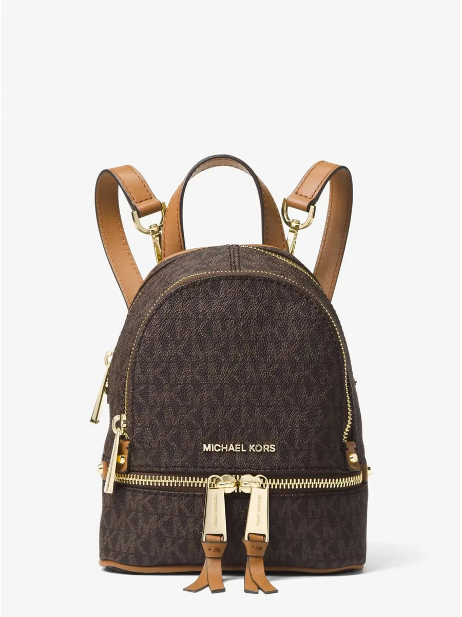 Рюкзак Michael Kors Rhea Logo 30S7GEZB1V Brown Small Michael Kors