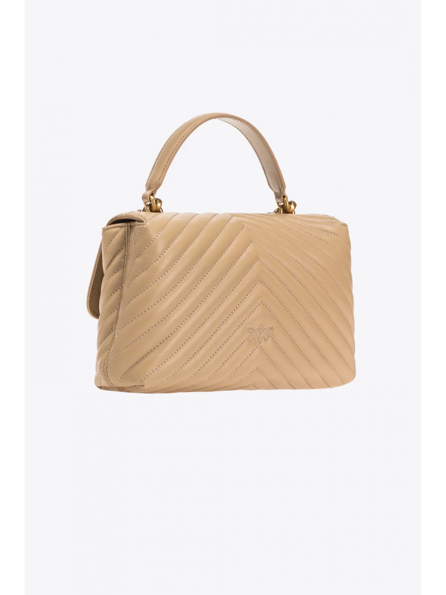 Сумка CLASSIC LADY LOVE BAG PUFF CHEVRON – sand-antique gold