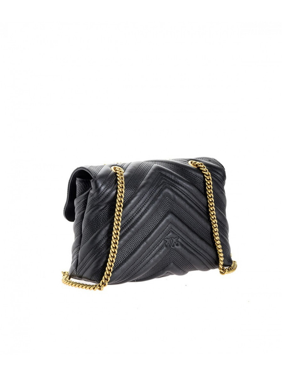 Сумка CLASSIC LOGO BAG PUFF CHEVRON -black