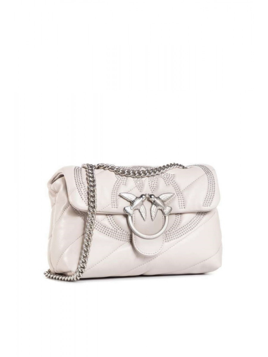 Сумка CLASSIC LOVE BAG PUFF MAXI QUILT — white Pinko