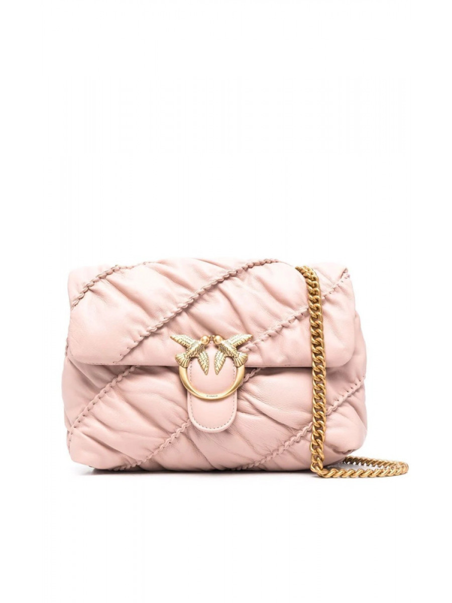 Сумка CLASSIC LOVE BAG PUFF RUFFLE – dusty pink Pinko