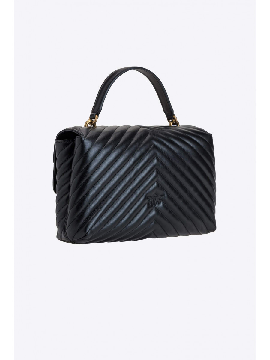 Сумка LADY LOVE BAG PUFF CHEVRON — black-old gold