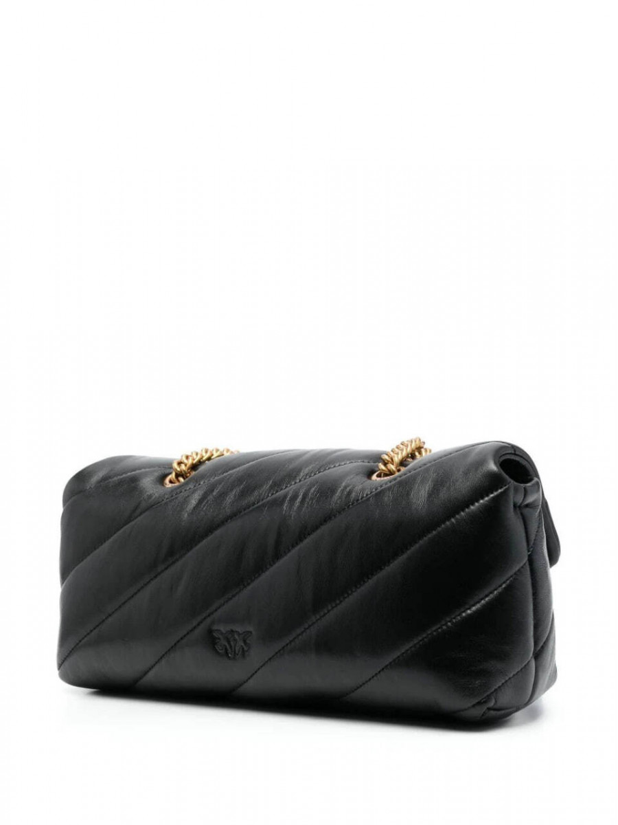 Сумка MAXI LOVE BAG PUFF BAGUETTE — black