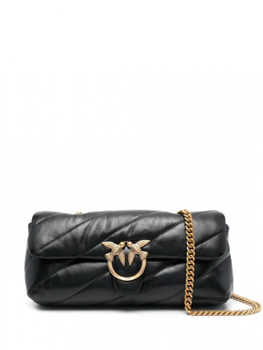 Сумка MAXI LOVE BAG PUFF BAGUETTE — black Pinko