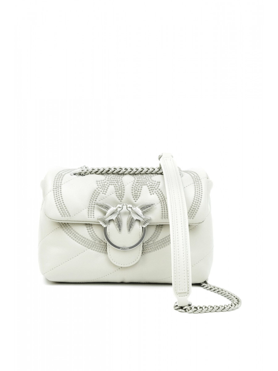 Сумка MINI LOVE BAG PUFF MAXI QUILT — white Pinko