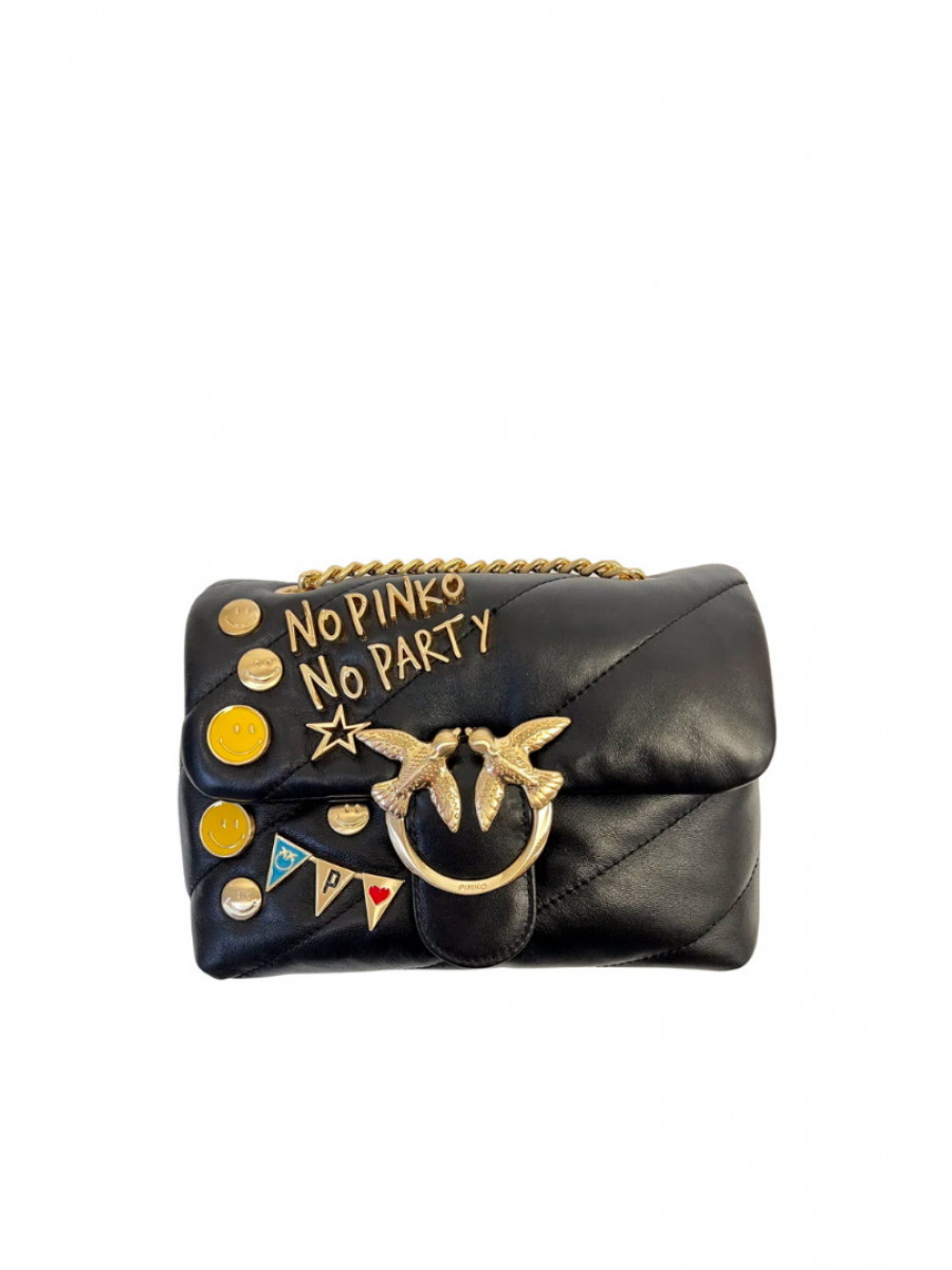 Сумка MINI LOVE BAG PUFF PARTY – black Pinko