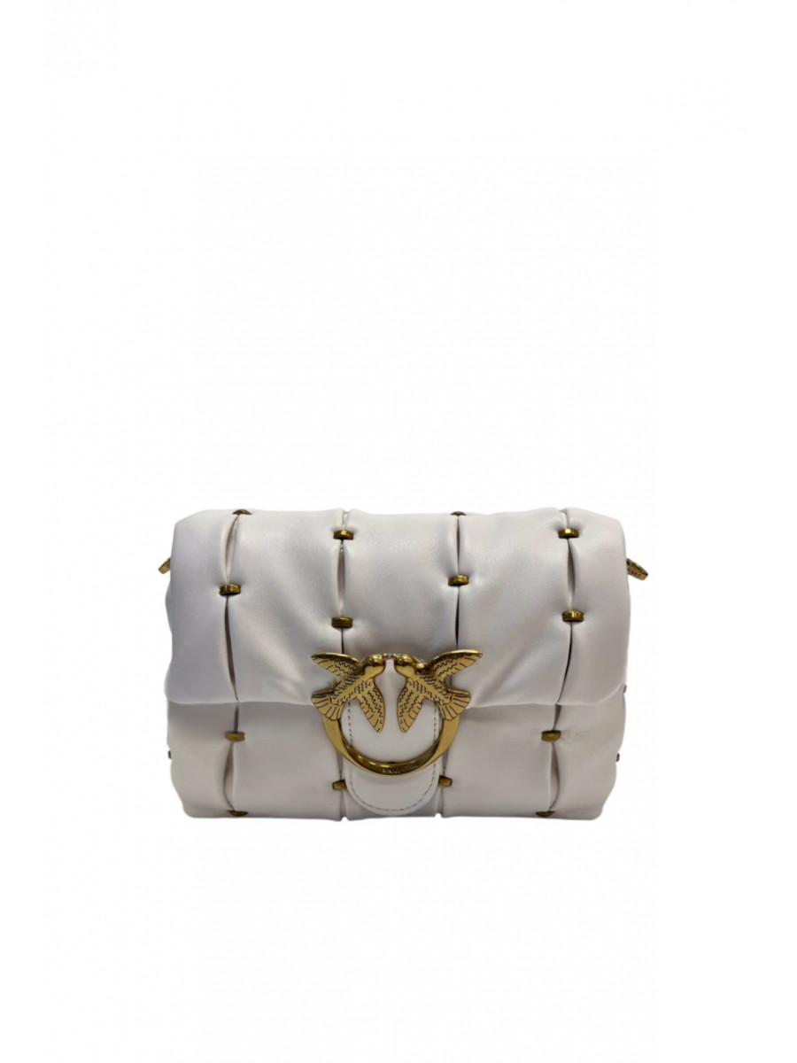 Сумка MINI LOVE BAG PUFF PINCHED – white Pinko