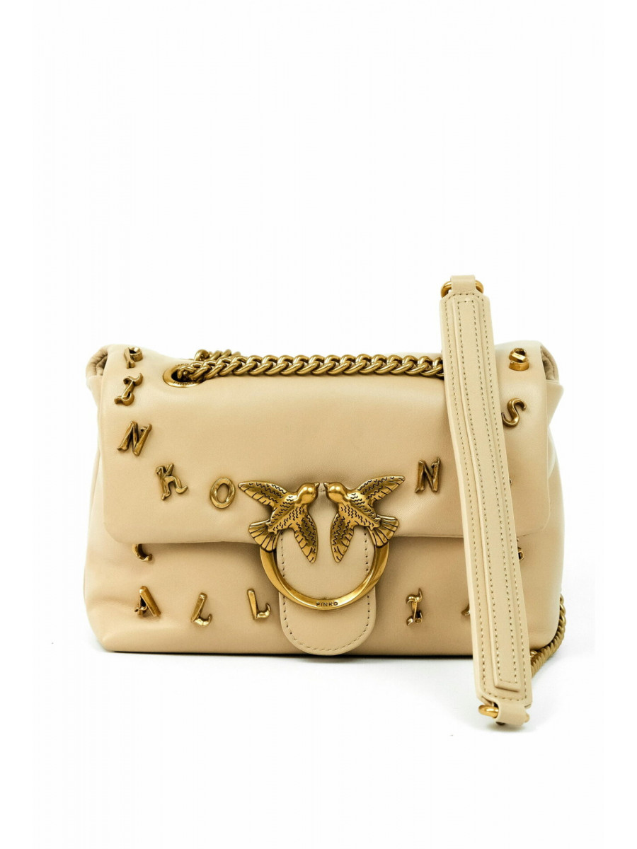 Сумка MINI LOVE BAG PUFF PINKONESS CALLING — beige Pinko