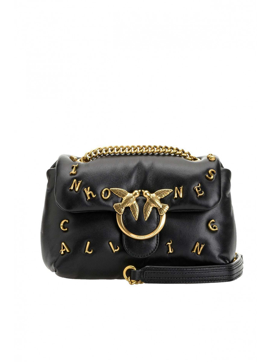 Сумка MINI LOVE BAG PUFF PINKONESS CALLING — black Pinko