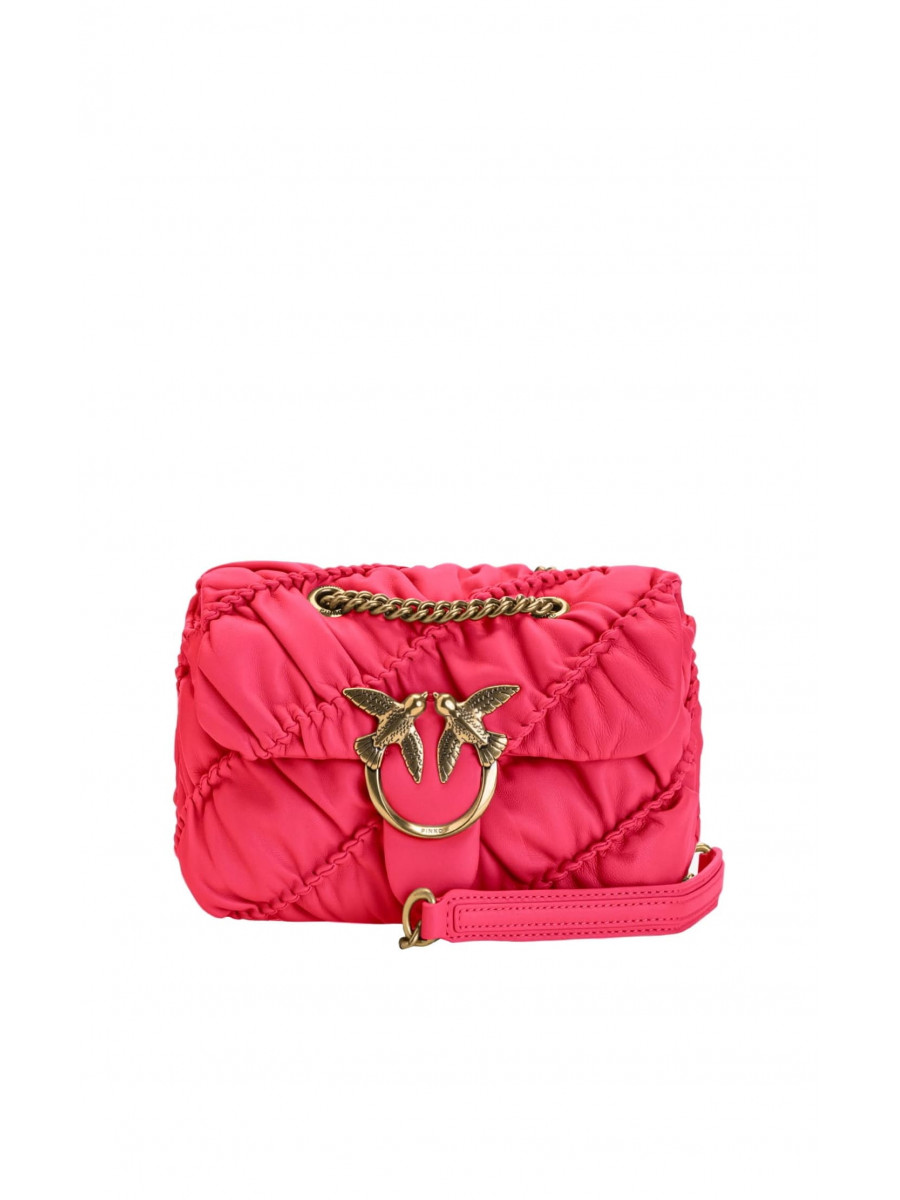 Сумка MINI LOVE BAG PUFF RUFFLE – fuchsia Pinko