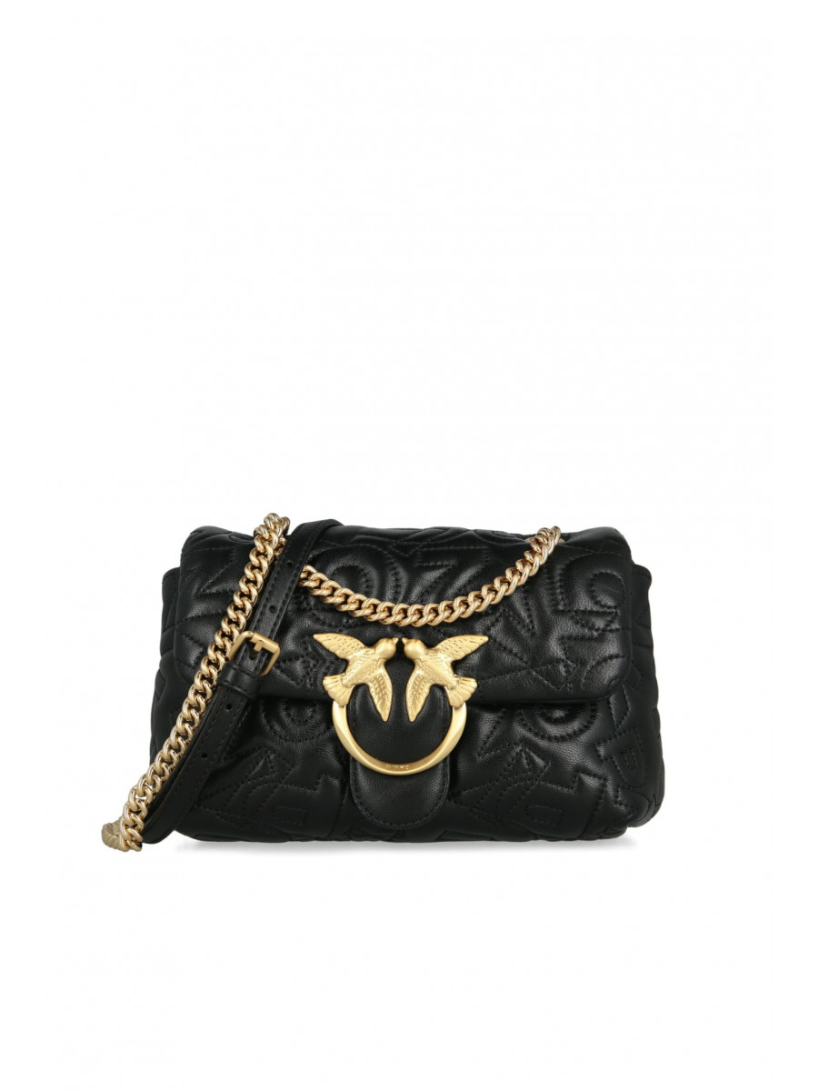 Сумка MINI LOVE BAG PUFF STITCHED LOGO – black Pinko