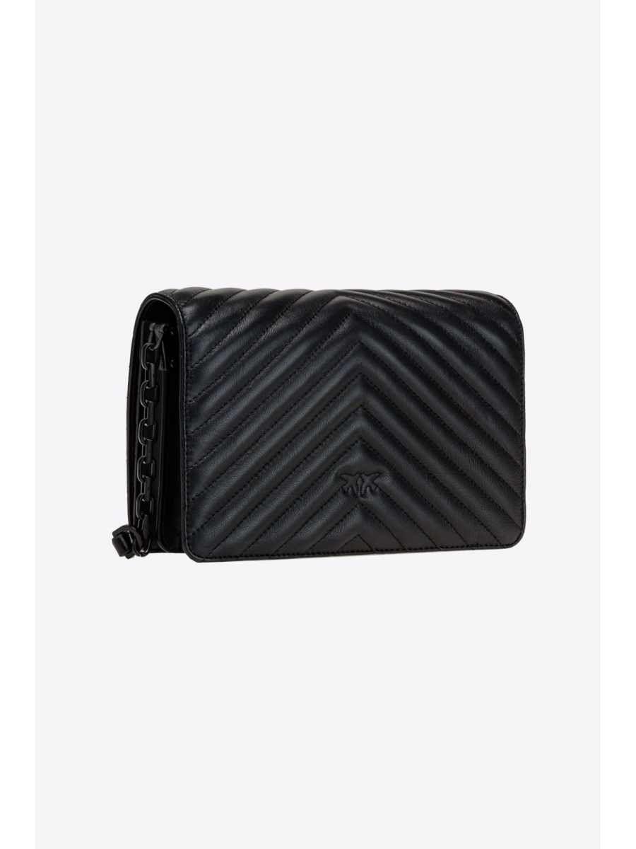 Сумка CLASSIC LOVE BAG CLICK CHEVRON – limo black block colour