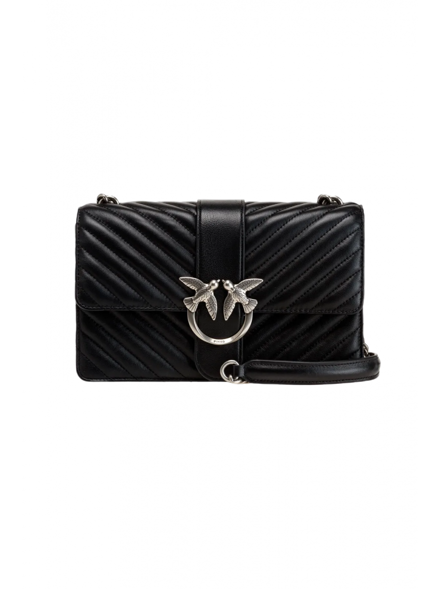 Сумка CLASSIC LOVE BAG ICON CHEVRON — black Pinko