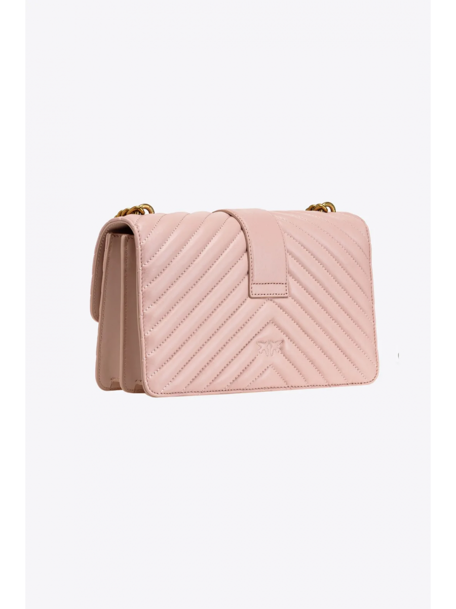 Сумка CLASSIC LOVE BAG ICON CHEVRON – pink/dusty pink-antique gold